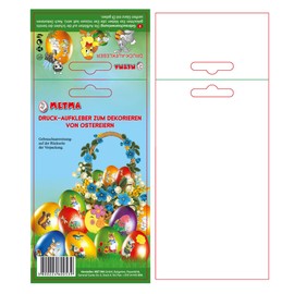 Metma Print Sticker, Motifs, Easter, Multicoloured