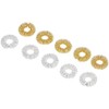newgen medicals Massage Ring:10 Set Acupressure Finger Massage Rings Gold