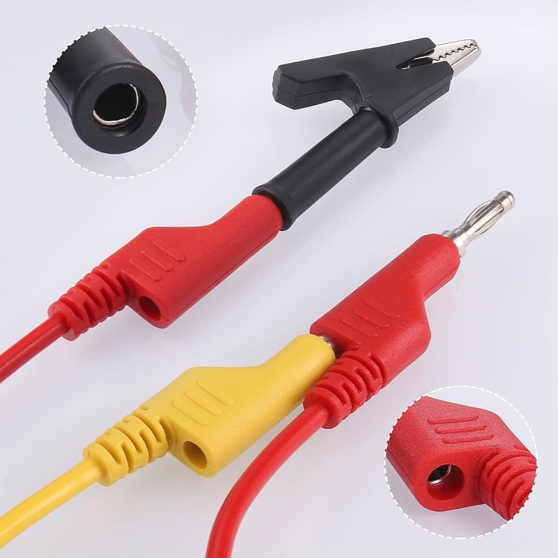 VIVIIHOO Pack of 5 Double-Ended 4 mm Banana Plug Test