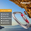 Locking Carabiner - 25kN 5600lb Climbing Carabiner Screw Gate D