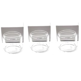 3-Pack Replacement Bubble Glass Compatible with Freemax Mesh Pro/Mesh Pro 2 Tanks