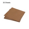 MECCANIXITY 50 Sheets Origami Paper Double Sided Light Brown 6x6