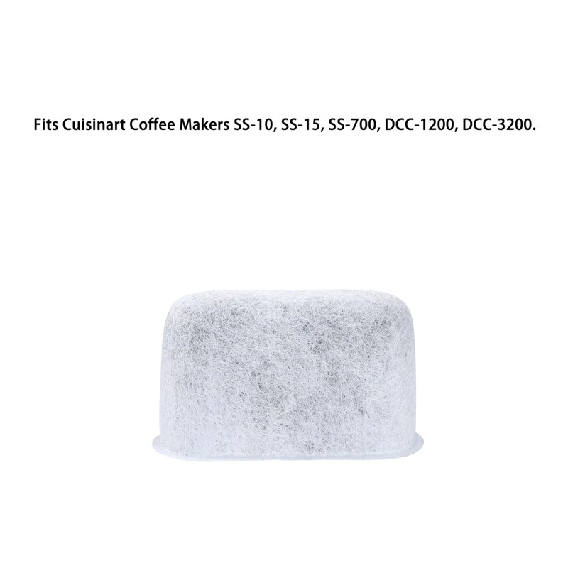 Charcoal Water Filter for Cuisinart SS-10, SS-15, SS-700, DCC-1200, DCC-3200,