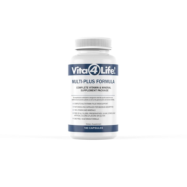 Vita4Life Bariatric Multivitamins, Multi-Plus Formula (180 Count)