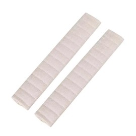 2Pcs Extra Long Car Seat Belt Pads - 33cm Soft Comfort Car Seatbelt Covers for Adults Kids, Seat Belt Strap Cushion for Sedan/SUV/Trucks, Car Seatbelt Padding Accessories for Women Men, Beige