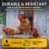 Okkobi Automatic Chicken Coop Door Solar Powered - LCD Display
