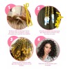 STYLIST Espiral Amarillo Para Rizos Permanentes Paquete Con 24 Pzas