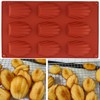 EPYHREHM 9 Cavity Madeleine Pan Silicone Molds Shell Chocolate Mold