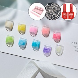classic nail More Gel Art Liquid 2 10-piece set Ink gel tint + 2 top gels / 모어젤 아트리퀴드2 10종 세트 잉크젤 틴트+탑젤2개