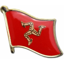 Flagline Isle of Man Country Flag Bike Motorcycle Hat Cap lapel Pin