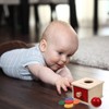 Toyvian Montessori Wooden Toys, 2 in 1 Montessori Object Permanence