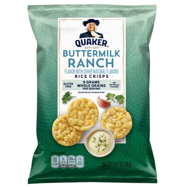Quaker Rice Crisps Savory Mix, Variety Pack, 0.67 oz, 36