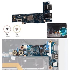 Deal4GO Puerto USB 1650W WiFi WLAN Tarjeta de red IO P2RHV A197V1 LS-H359P Reemplazo para Dell Alienware M15 R2