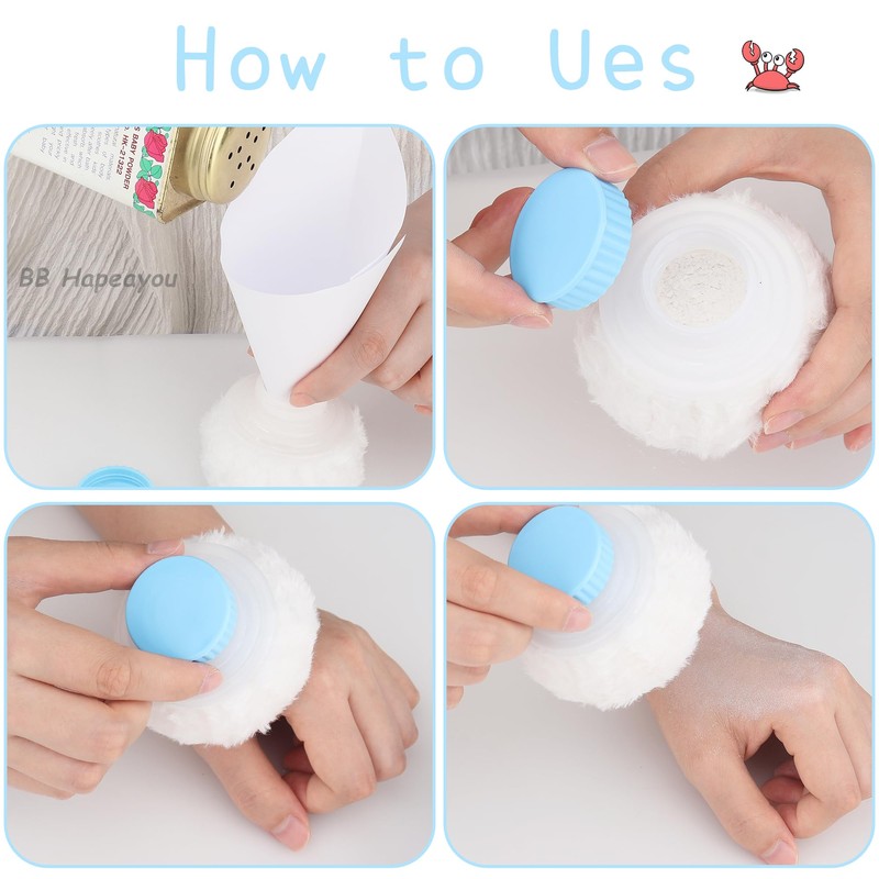 BB Hapeayou Sand Remover Puff for Beach Body Clean Removal