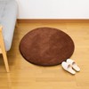 Astro Smooth Touch Round Rug, Brown Carpet, Soft and Smooth,