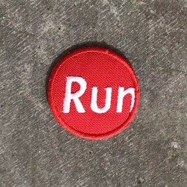 Race Day Rangers A Run Supreme Merit Badge Patch for Runners