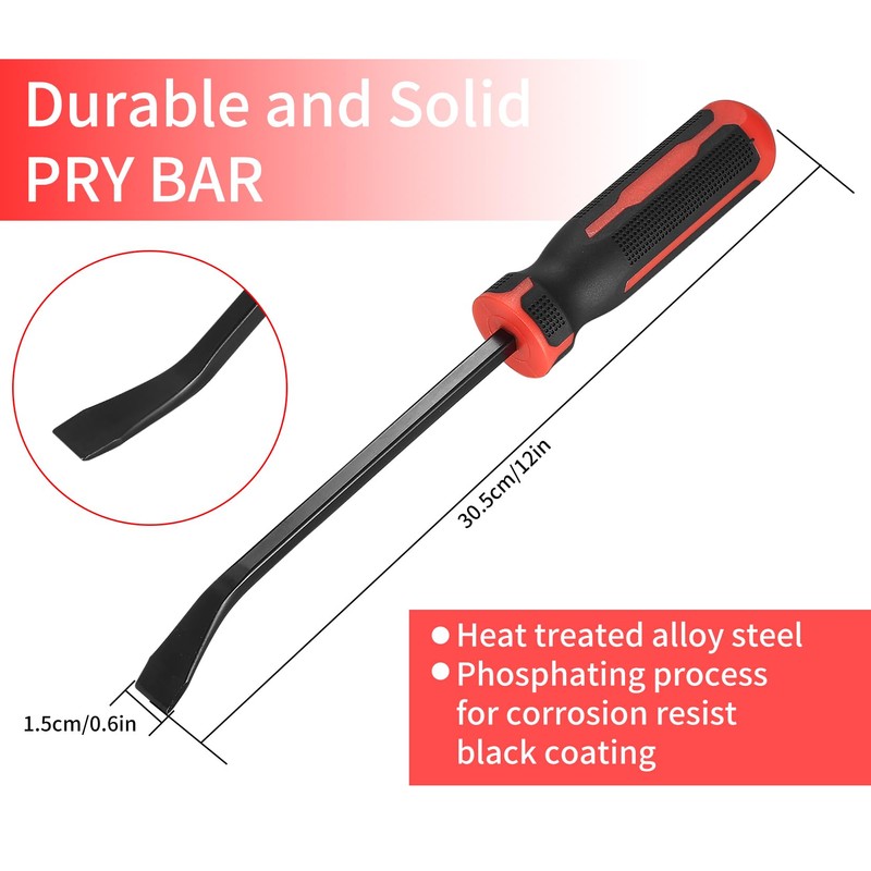 Pry Bar Set Heavy Duty, Crowbar Set, Pry Bars Heavy