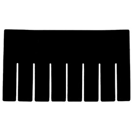 Akro-Mils 41105 6 Pack Plastic Divider for Akro-Grid Slotted Stackable Dividable Storage Tote Container Box, Compatible with 33105, Short Divider