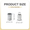 PATIKIL M10 Rivet Nuts, 10 Pcs 304 Stainless Steel Knurled