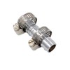 SpiceFlow Hose Connector, Brass/Chrome, 1/2 Inch + 2 x Hose