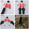 TRIWONDER Two-way Parts, Adjustable Angle, Includes Belt for Fixing Poles,