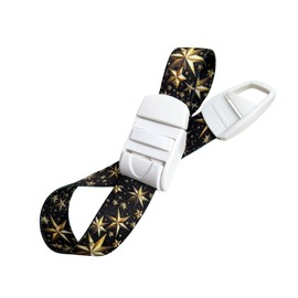 ROLSELEY Medical Tourniquet with GOLD STARS Pattern with ABS Plastic Buckle Latex Free Elastic Band Perfect for Doctors, Nurses, Students and Paramedics