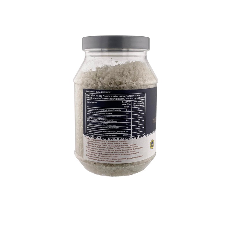 Celtic Marsh Sea Salt 500g - Light Grey, Coarse, Unrefined