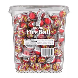 Wonka Atomic Fireball Jawbreakers ,