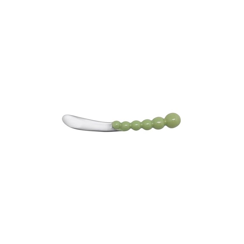 MARIPOSA PEARLED GREEN SPREADER| GREEN | BRILLANTE | TABLEWARE |