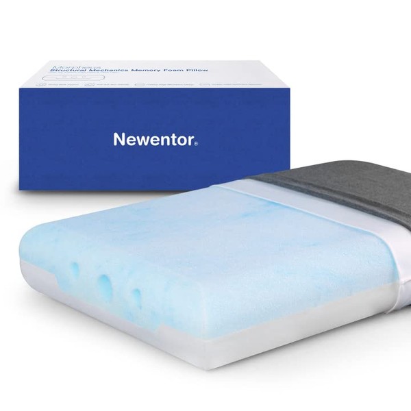 Newentor 6 Sizes Family Pillow, Dual Comfort Memory Foam Pillow - Creative Neck Support Side Sleeper Pillow - Cervical Pillow for Neck Pain - Suit for Whole Family Members, Kids, Adults, Elderly