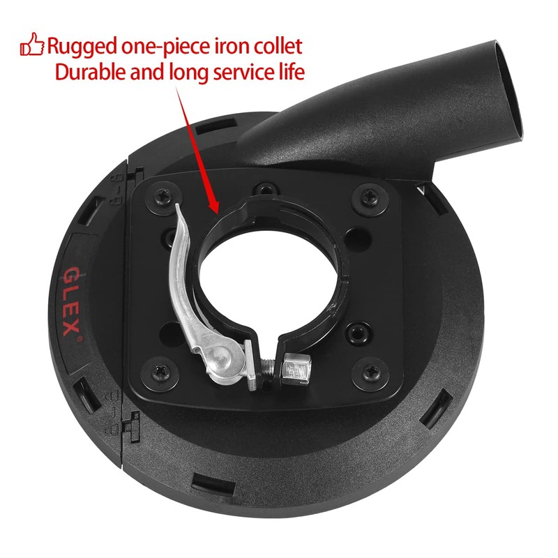GLEX Angle Grinder Dust Shroud 4/4.5/5 inch Universal Surface Grinder