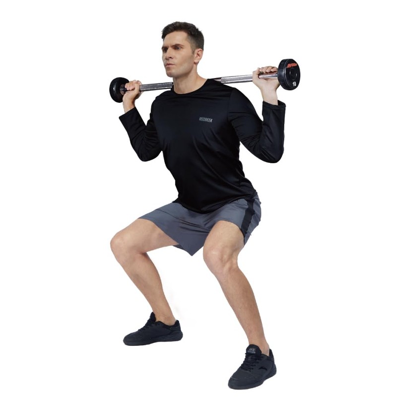 REEDBEEK Men's Sauna Suit Long Sleeve Waist Trainer Heat Trapping