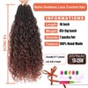 Goddess Faux Locs Crochet Hair 18Inch 7Packs Bohemian Goddess Locs
