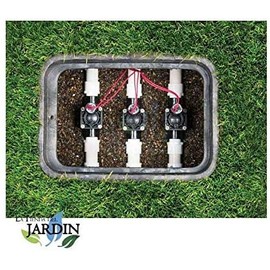 1" 24V PGV-100 Hunter Female Thread Electric Irrigation Valve for Irrigation Use with All Electric Programmers Automatic Watering Black