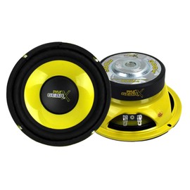 Pyle PLG64 6.5" 300 Watt Car Mid Bass/Midrange Subwoofers Sub Power Speakers (2)