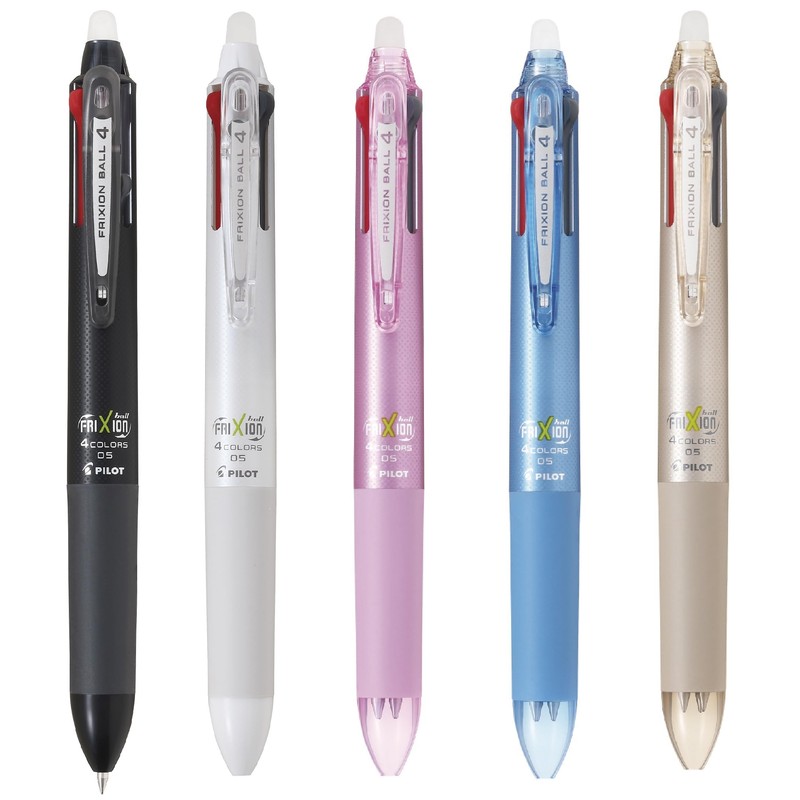 PILOT Multi Color Ballpoint Pen, FriXion Ball 4, 0.5mm, Light