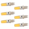 6pcs G9 LED Light Bulb COB Dimmable Professional G9 LED