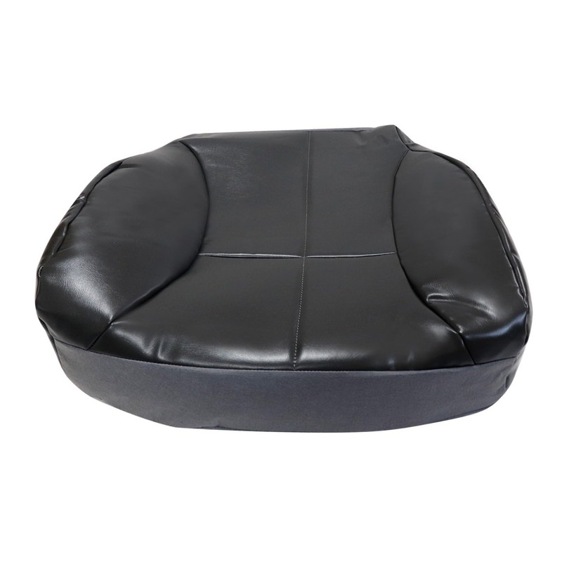 NLQR Replacement Driver Bottom Seat Cover Microfiber Leather Dark Gray