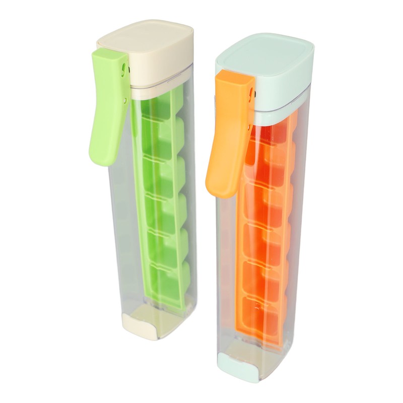 2PCS Ice Cube Trays 6 Grids Easy Release Reusable Ice
