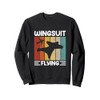 Retro Skydiving Adventure Vintage - Wingsuit Flying Sweatshirt