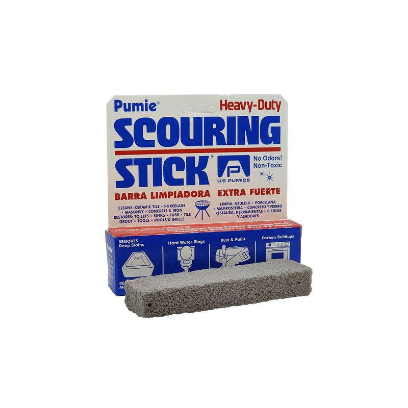 4-Pack PUMIE Heavy Duty Pumice Scouring Stick, Pumice Scouring Cleaning