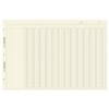 BookFactory Ledger Pad/Large 13 Column Accounting Ledger Columnar (Thirteen Columns)