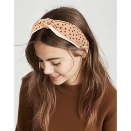 ANBALA 4 Pack Headbands for Women Wide Knotted Headband Comfortable Polka Dot Hair Bands