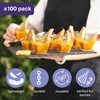 MATANA 100 Mini Plastic Dessert Bowls, Dessert Glasses for Parties,