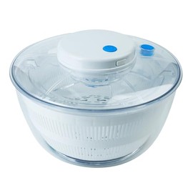 Electric Salad Spinner, Round 4.5L Capacity – Fast Drying & Easy Spin for Fresh Greens, Green