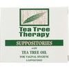 Tea Tree Therapy Suppositories, with Tea Tree Oil, 2gm, 6