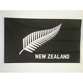 AZ FLAG Flagge NEUSEELAND All Black 150x90cm - NEUSEELÄNDISCHE Fahne 90 x 150 cm - flaggen Top Qualität