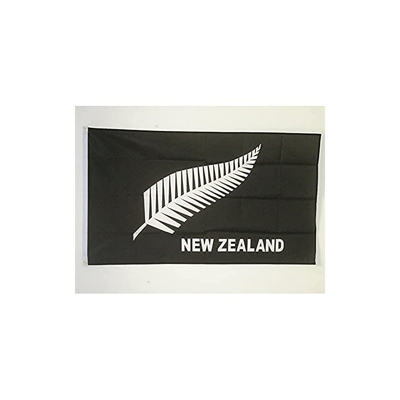 AZ FLAG Flagge NEUSEELAND All Black 150x90cm - NEUSEELÄNDISCHE Fahne