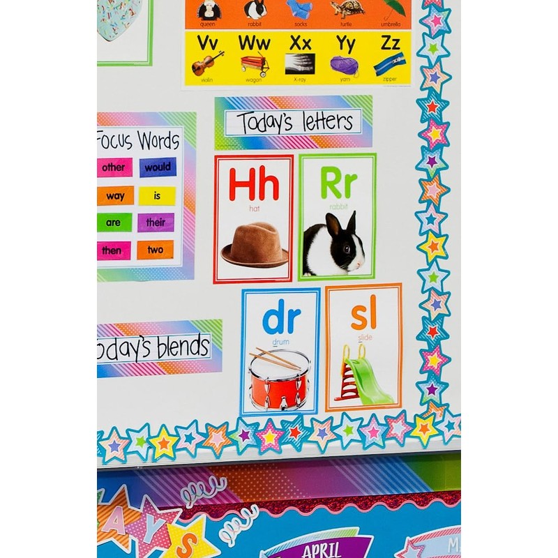 Teacher Created Resources Colorful Photo Alphabet Cards Bulletin Board (TCR8798)