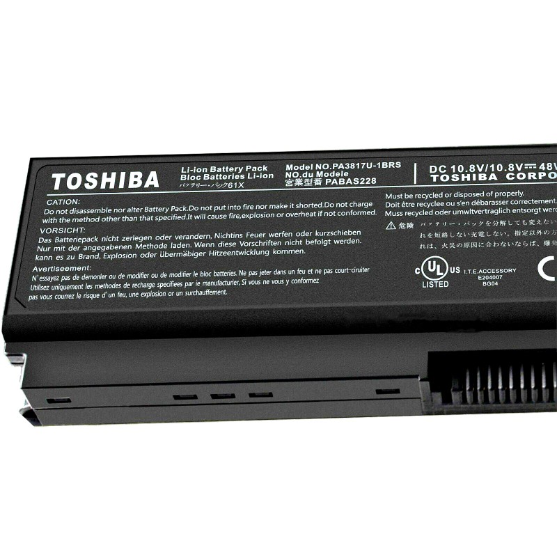 Toshiba Genuine OEM PA3817U-1BRS Battery for Toshiba Satellite L745 L750